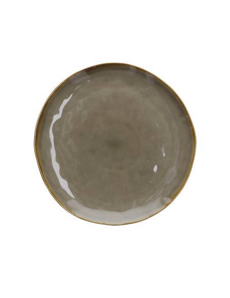 Rose e Tulipani·concerto Gr Tortora Piatto Piano 27·ø 27 Cm·stoneware Ø 27 Cm