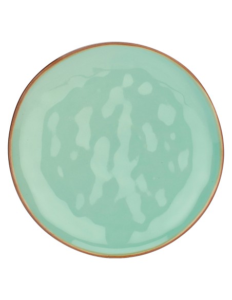 Rose e Tulipani·concerto Verde Acqua Piatto Frutta 20 Cm·ø 20 Cm·stoneware Ø 20 Cm
