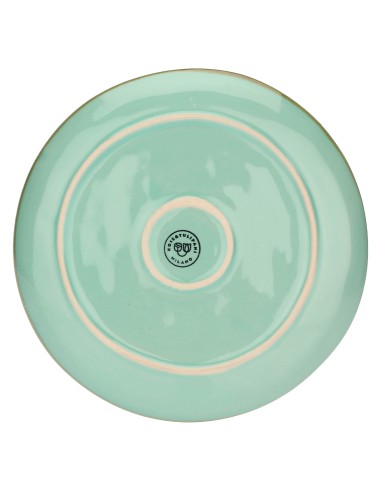 Rose e Tulipani·concerto Verde Acqua Piatto Frutta 20 Cm·ø 20 Cm·stoneware Ø 20 Cm
