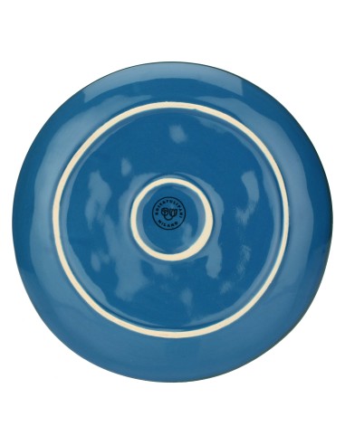 Rose e Tulipani·concerto Blu Avio Piatto Frutta 20 Cm·ø 20 Cm·stoneware Ø 20 Cm
