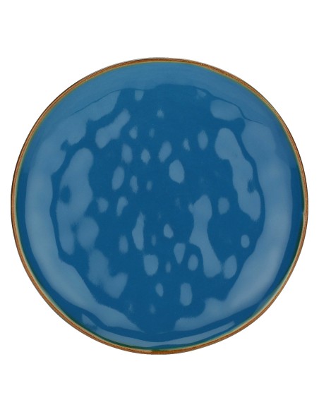 Rose e Tulipani·concerto Blu Avio Piatto Frutta 20 Cm·ø 20 Cm·stoneware Ø 20 Cm