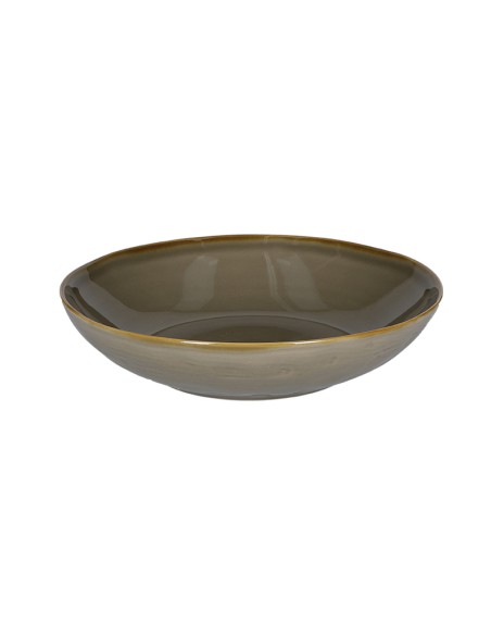 Rose e Tulipani·concerto Gr Tortora Piatto Fondo 21·ø 21 Cm·stoneware Ø 21 Cm