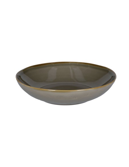 Rose e Tulipani·concerto Gr Tortora Piatto Fondo 21·ø 21 Cm·stoneware Ø 21 Cm