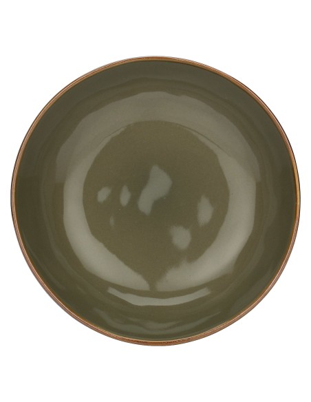 Rose e Tulipani·concerto Gr Tortora Piatto Fondo 21·ø 21 Cm·stoneware Ø 21 Cm