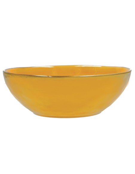 Rose e Tulipani·concerto Ocra Insalat 26 Cm·ø 26 Cm·stoneware Ø 26 Cm
