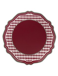 Vesta Home - Set 2 Sottipiatti Rosso·rosso·36 X 36 H Th. 3 Mm