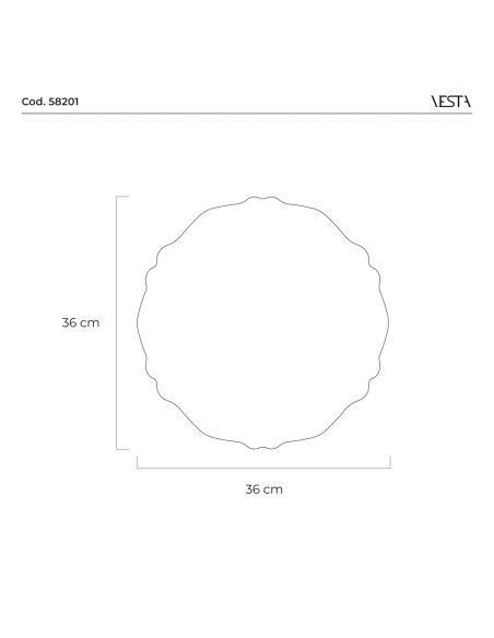 Vesta Home - Set 2 Sottipiatti Rosso·rosso·36 X 36 H Th. 3 Mm