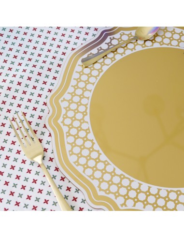 Vesta Home - Set 2 Sottopiatti Oro·oro·36 X 36 H Th. 3 Mm