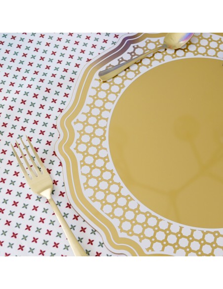 Vesta Home - Set 2 Sottopiatti Oro·oro·36 X 36 H Th. 3 Mm