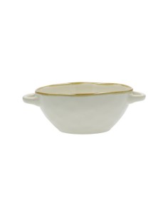 Rose e Tulipani·concerto Avorio ciotola zuppa con Manici·600 Cc·stoneware 2