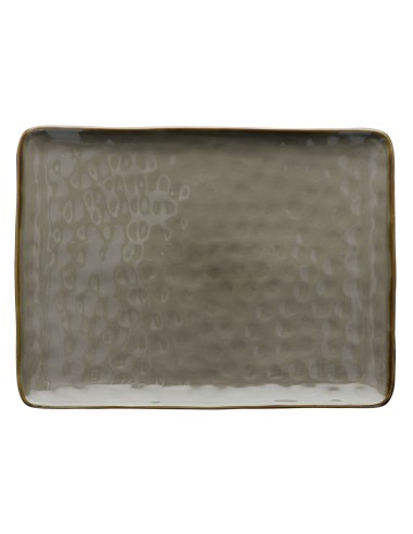 Rose e Tulipani·concerto Gr Tortora Vas Rett 36x26,5·36x26,6 Cm·stoneware