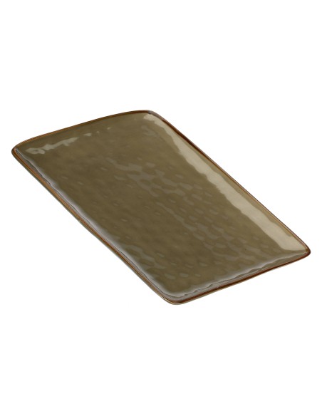Rose e Tulipani·concerto Gr Tortora Vas Rett 36x26,5·36x26,6 Cm·stoneware