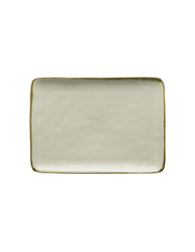 Rose e Tulipani·concerto Avorio Vass Rett 27x19·27x19 Cm·stoneware