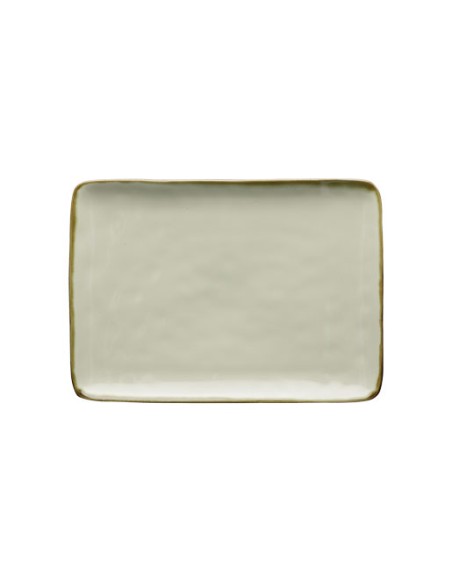 Rose e Tulipani·concerto Avorio Vass Rett 27x19·27x19 Cm·stoneware