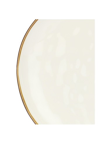 Rose e Tulipani·concerto Avorio Piatto Piano 27 Cm·ø 27 Cm·stoneware Ø 27 Cm