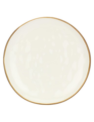 Rose e Tulipani·concerto Avorio Piatto Piano 27 Cm·ø 27 Cm·stoneware Ø 27 Cm