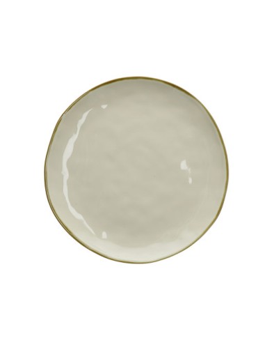 Rose e Tulipani·concerto Avorio Piatto Piano 27 Cm·ø 27 Cm·stoneware Ø 27 Cm