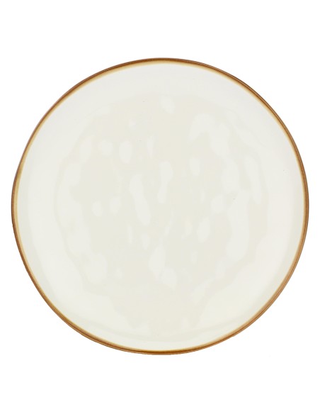Rose e Tulipani·concerto Avorio Piatto Frutta 20 Cm·ø 20 Cm·stoneware Ø 20 Cm