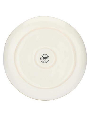 Rose e Tulipani·concerto Avorio Piatto Frutta 20 Cm·ø 20 Cm·stoneware Ø 20 Cm