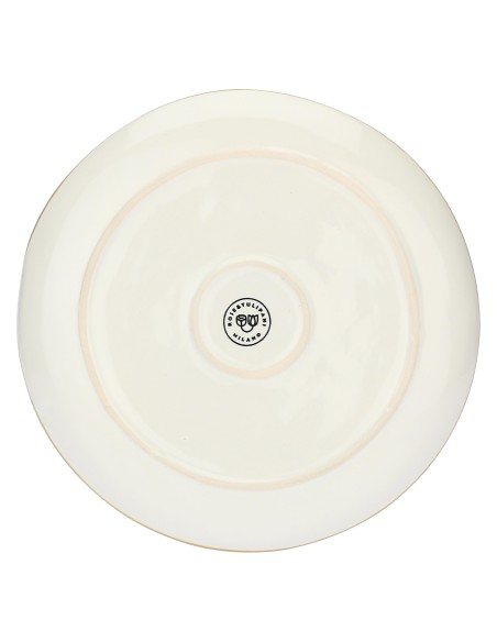 Rose e Tulipani·concerto Avorio Piatto Frutta 20 Cm·ø 20 Cm·stoneware Ø 20 Cm
