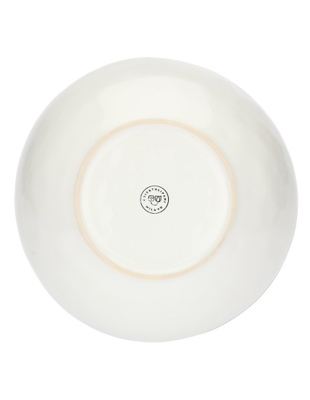 Rose e Tulipani·concerto Avorio Piatto Fondo 21 Cm·ø 21 Cm·stoneware Ø 21 Cm