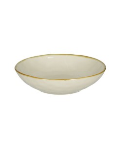 Rose e Tulipani·concerto Avorio Piatto Fondo 21 Cm·ø 21 Cm·stoneware Ø 21 Cm