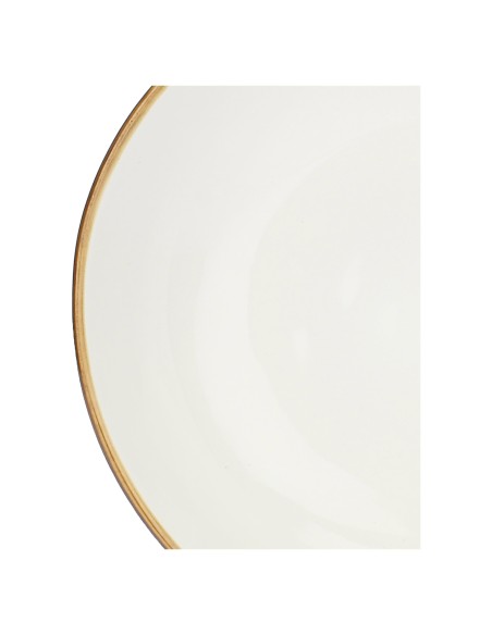 Rose e Tulipani·concerto Avorio Piatto Fondo 21 Cm·ø 21 Cm·stoneware Ø 21 Cm