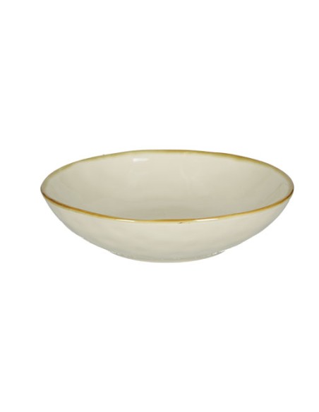 Rose e Tulipani·concerto Avorio Piatto Fondo 21 Cm·ø 21 Cm·stoneware Ø 21 Cm