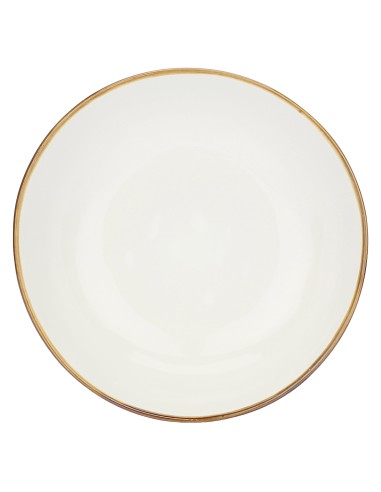 Rose e Tulipani·concerto Avorio Piatto Fondo 21 Cm·ø 21 Cm·stoneware Ø 21 Cm