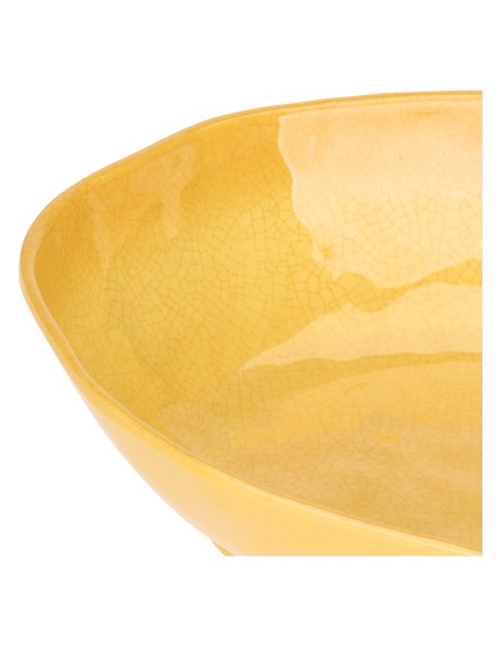 Rose e Tulipani·Atmosfera Ocra Risottiera Ovale·33 X 23,5 X H7 Cm·melamina