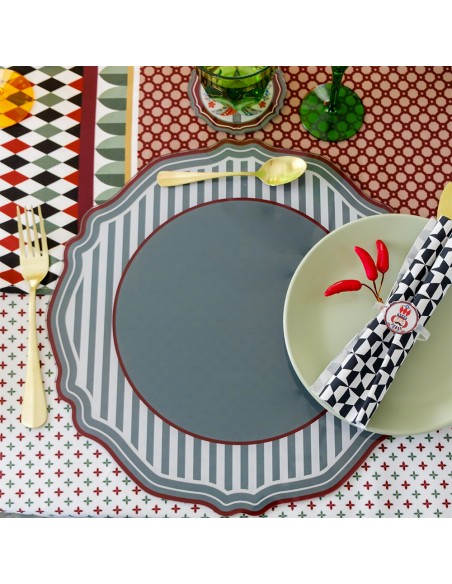 Vesta Home - Set 2 Sottopiatti Verde·verde·36 X 36 H Th. 3 Mm