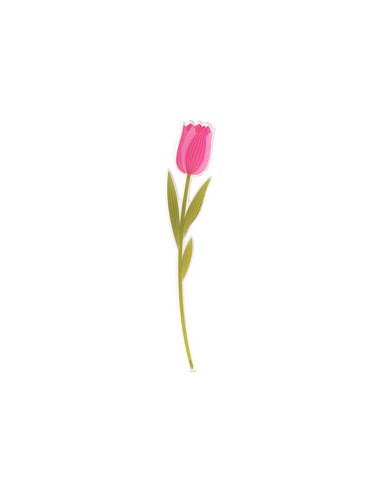 Vesta Home - Fiore Tulipano Piccolo Kit 6 Pz Funny Flowers·rosa·8,1 X 42 H Th. 5 Mm