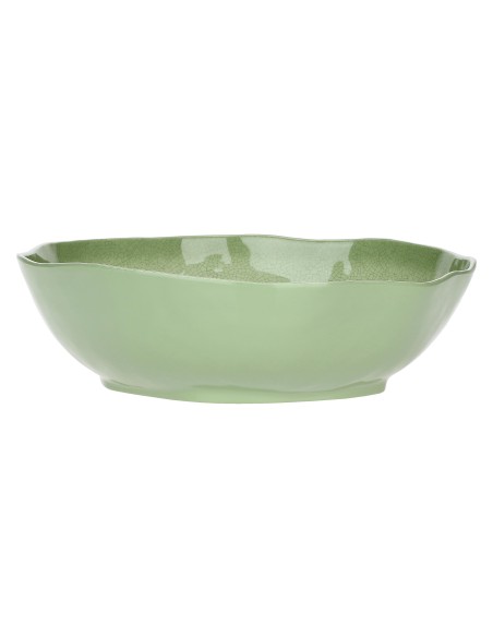 Rose e Tulipani·Atmosfera Verde Insalatiera 36 Cm·ø36 Cm X H11 Cm·melamina