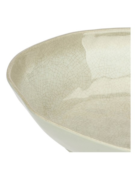 Rose e Tulipani·Atmosfera Tortora Risottiera Ovale·33 X 23,5 X H7 Cm·melamina