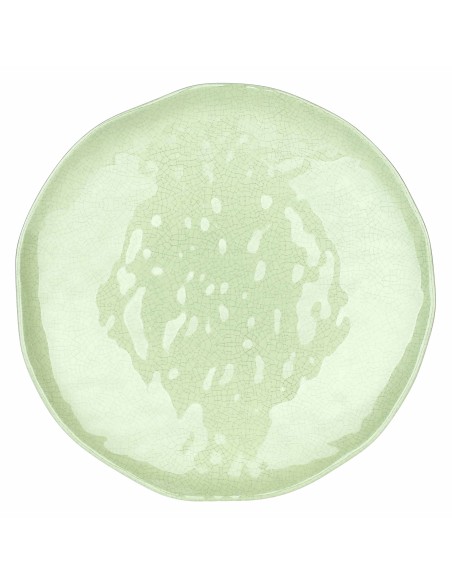 Rose e Tulipani·Atmosfera Verde Set 2 Piatti Piani·ø27 Cm·melamina Gift Box