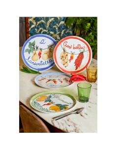 Rose e Tulipani·aumm Piatto Pizza o Vita Mia 31 Cm·31 Cm·porcellana 2