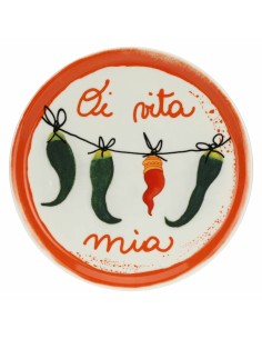 Rose e Tulipani·aumm Piatto Pizza o Vita Mia 31 Cm·31 Cm·porcellana
