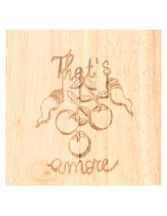Rose e Tulipani·aumm Tagliere Pizza con Accessori·40x25x1,5 Cm·legno Gift Box 2