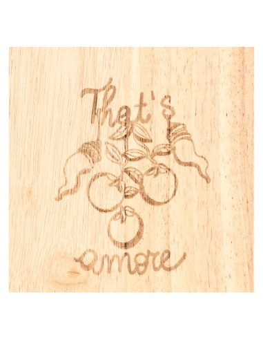 Rose e Tulipani·aumm Tagliere Pizza con Accessori·40x25x1,5 Cm·legno Gift Box
