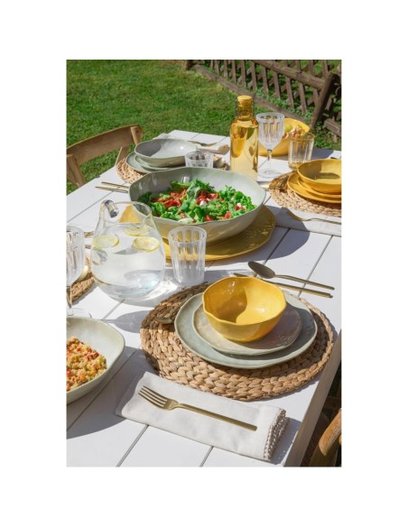 Rose e Tulipani·Atmosfera Tortora Set 2 Piatti Frutta·ø21 Cm·melamina Gift Box