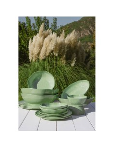 Rose e Tulipani·Atmosfera Verde Set 2 Piatti Frutta·ø21 Cm·melamina Gift Box 2