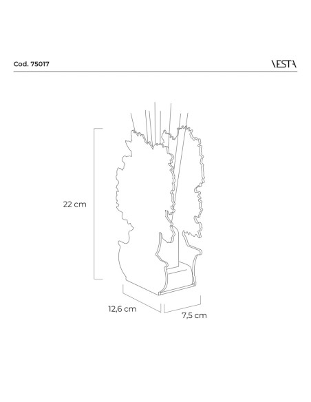 Vesta Home - Bonsai Bouganville Profumatore Piccolo 100 Ml Rosso·rosso·12,8 X 7,5 X 22 H Th. 3 Mm
