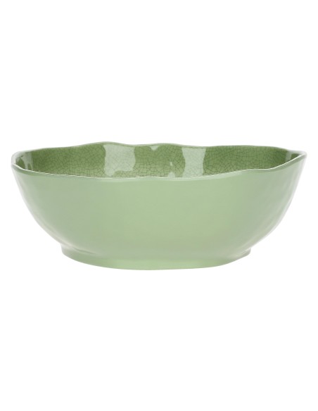 Rose e Tulipani· Atmosfera Verde Insalatiera ø26 Cm X H9 Cm·melamina Gift Box