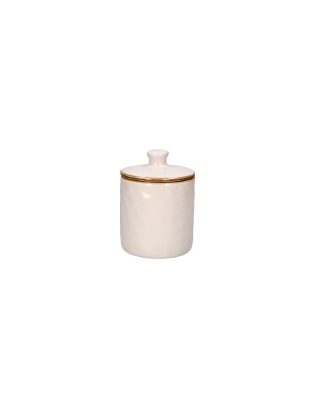 Rose e Tulipani·concerto Avorio Barattolo M·600 Ml·stoneware