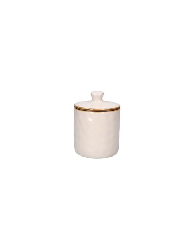Rose e Tulipani·concerto Avorio Barattolo M·600 Ml·stoneware