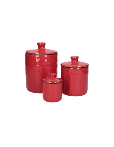 Rose e Tulipani·concerto Corallo Barattolo L in Gres 1100 Ml·1100 Ml·stoneware