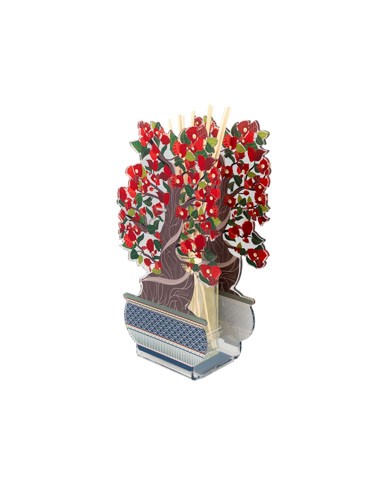 Vesta Home - Bonsai Bouganville Profumatore Piccolo 100 Ml Rosso·rosso·12,8 X 7,5 X 22 H Th. 3 Mm