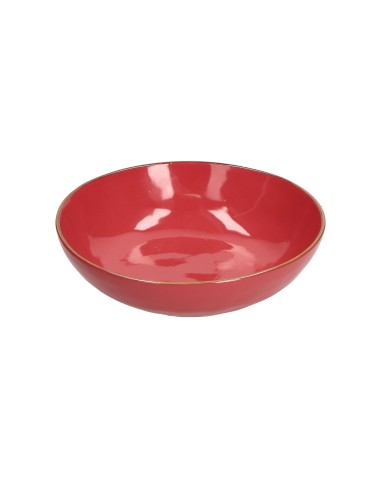 Rose e Tulipani·concerto Corallo Piatto Fondo 21 Cm·ø 21 Cm·stoneware Ø 21 Cm
