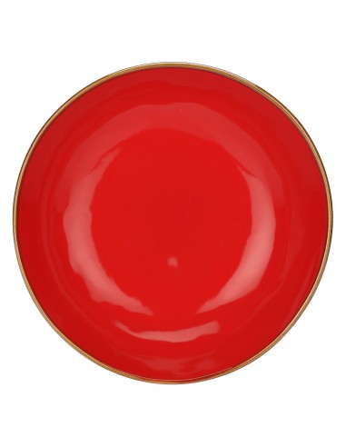 Rose e Tulipani·concerto Corallo Piatto Fondo 21 Cm·ø 21 Cm·stoneware Ø 21 Cm