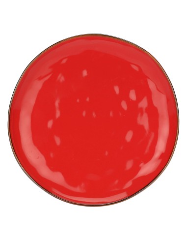Rose e Tulipani·concerto Corallo Piatto Piano 27 Cm·ø 27 Cm·stoneware Ø 27 Cm